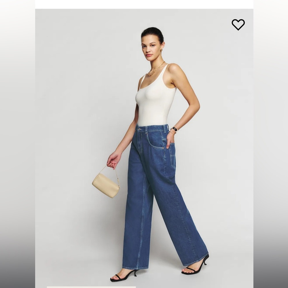 Reformation skater baggy high rise jeans 27